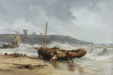 Pobřežní scéna, 1857