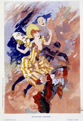 Karneval - od Julese Chereta, cca 1890