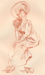 Kresba v Sanguine, c1900 1903-1904