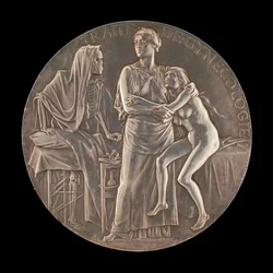 Alegorie boje proti smrti [reverse], 1906.
