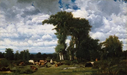Krajina s dobytkem v Limousinu, 1837.
