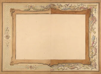 Návrh na strop, druhá polovina 19. století. Tvůrci: Jules-Edmond-Charles Lachaise, Eugène-Pierre Gourdet.