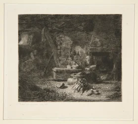 Interiér holandské kuchyně