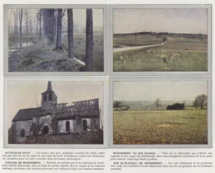 Kolem Soisy, Mondement při pohledu z močálů, The Church of Mondement, Na Plateau de Mondement