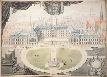 Projekt obnovy paláce burgundských vévodů v Dijonu, 1698