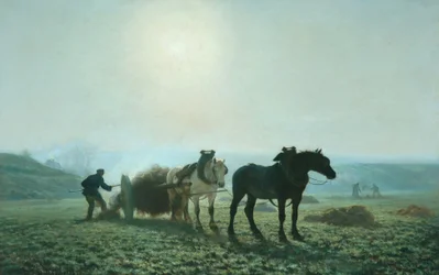 Koně na poli, 1873