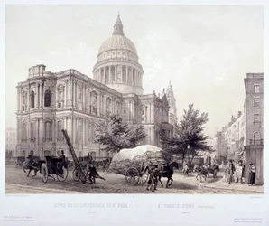 Katedrála svatého Pavla, Londýn, c1855