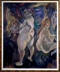 Kompoziční malba Julese Pascina (1885-1930) (ex.amer.) 1923 Grenoble, Museum of Fine Arts