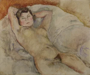 Ležící akt, kolem roku 1909