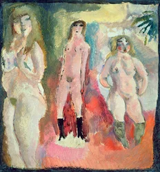 Tři nahé ženy, 1909