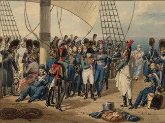 Napoleon se vrací z ostrova Elba, 1815