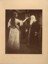 Julia Margaret Cameron - Vivien a Merlin