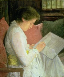 Krajkářka, 1915