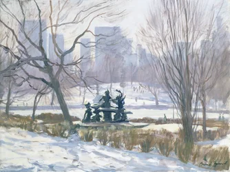 Socha Alenky v říši divů, Central Park, New York, 1997