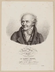 Královský institut Francie / Akademie výtvarných umění (Malířství) / Baron Denon / (Dominique Vivant) / Důstojník Řádu čestné legie.