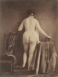 Stojící ženský akt, kolem roku 1853