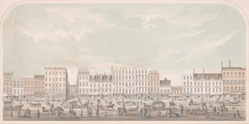 Broadway, New York z Canal do Grand Street, West Side, 1856.