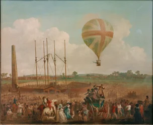 George Biggins Aufstieg v Lunardis Ballon