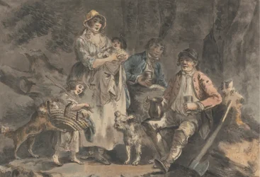 Dřevorubec a jeho rodina