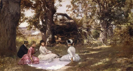 Piknik pod stromy, 1896