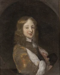 Prince Auguste Frederic de Holstein Gottorp - Portrét prince Augusta Friedricha z Holštýnska-Gottorpu (1646-1705), od Ovens, Juergen (1623-1678). Olej na plátně. Rozměr: 69 x 57 cm. Národní muzeum Stockholm