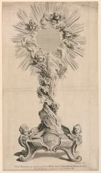 Stříbrná monstrance popravena v roce 1727