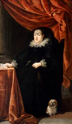 Maria Maddalena Rakouska kolem roku 1621 (olej na plátně)