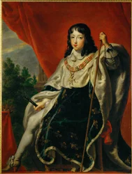 Filip Orleánský, bratr Ludvíka XIV., zakladatel rodu Orleánských (malba na plátně)