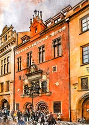 Historická pražská fasáda