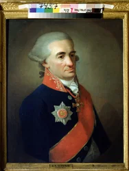 Portrait du poete et ecrivaine lest Michail M. Heraskov (Michail Matveevich Heraskov