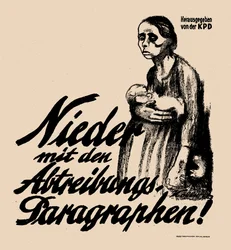 Pryč s potratovými paragrafy!, 1923.