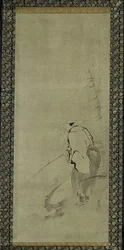 Triptych Zhou Moushu, Xiwangmu a Taigong Wang