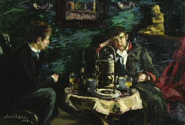 Herec Tobias Sorensen a Ola Voss (olej na plátně)