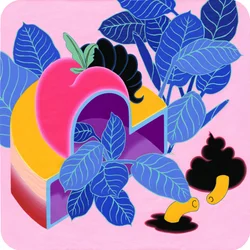 Apple Peach, 2019 (akryl na plátně)