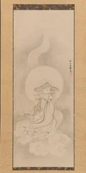 Jizo Bosatsu Hra na flétnu, polovina 17. století.