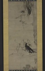 Choyo: Monk Sewing under Morning Sun, kolem 1350 nebo dříve