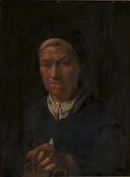 Portrét staré ženy, manželky Christiana Jacobsena Drakenberga, rozené Bagge (?)