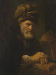 Stařec v kožešinové čepici, 1650-60