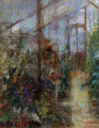 Skleník, 2000 (pastel na papíře)