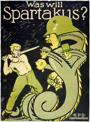 Německá revoluce 1918-1919 Spartakův svaz (Spartakusbund)
