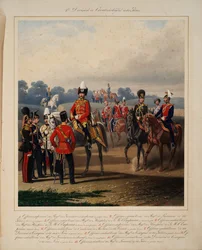 První gardová lehká jízdní divize, 1867