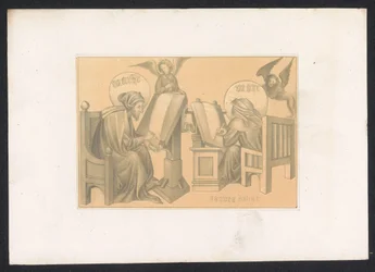 Evangelisté Matteus a Marcus Návrhy a studie holandského mistra z 15. století. Století. Na základě originálů uchovávaných v Královské knihovně v Berlíně (název série)