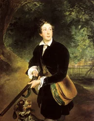 Portrét autora hraběte Alexeje Konstantinoviče Tolstého, 1817-1875, 1836.