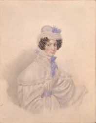 Portrét Anny Borisovny Bakuninové 1802-1835, 1835