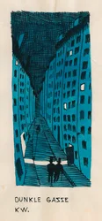 Temná ulička, kolem roku 1922