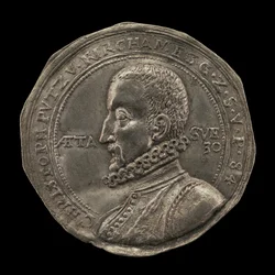 Christoph Putz von Kirchameg, mincmistr v Praze 1590, 1584.