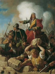 Obrana Vídně proti Turkům, 1683, ca 1865.