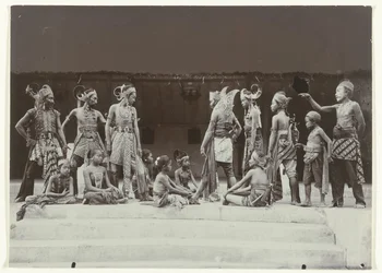 Drama od Javanese v kostýmu