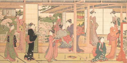 Mansion Opening to a Garden, ca. 1786.