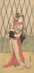 Žena Kiku Segawa, členka Ah Femme Roe, 1762-1819.